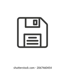Floppy disk icon or save button icon concept