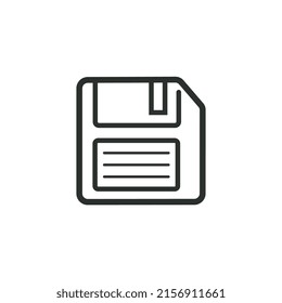 Floppy disk icon for saving files.