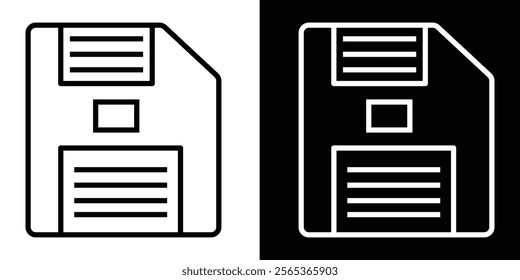  floppy disk icon set with flat design. save storage floppy disk icon for apps and web . vector illustration  eps 10.