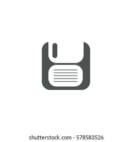 floppy disk icon. sign design