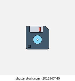 Floppy disk icon sign vector,Symbol, logo illustration for web and mobile