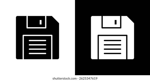 Floppy disk icon simple line vector. Symbol, logo.