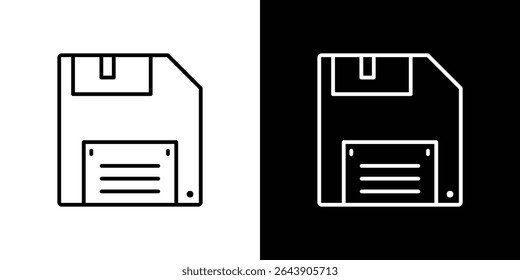 Floppy disk icon symbol concept for graphic design, Website, UI. EPS