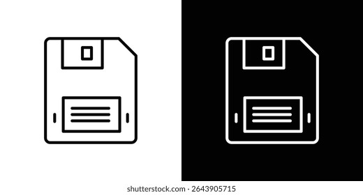 Floppy disk icon symbol concept for graphic design, Website, UI. EPS