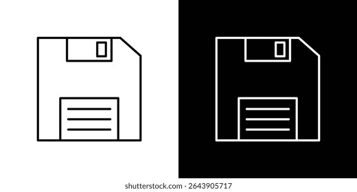 Floppy disk icon symbol concept for graphic design, Website, UI. EPS