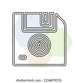 Floppy disk icon vector can be used as png, Floppy disk