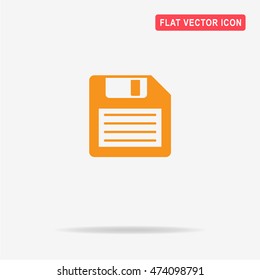 Floppy disk icon. Vector concept illustration for design.