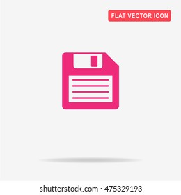 Floppy disk icon. Vector concept illustration for design.