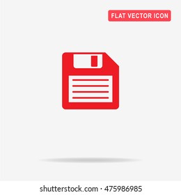 Floppy disk icon. Vector concept illustration for design.