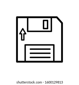 Floppy disk icon vector design template