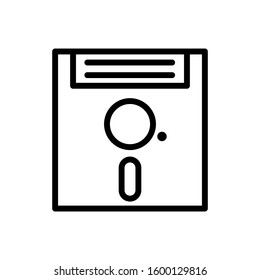 Floppy disk icon vector design template