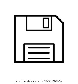 Floppy disk icon vector design template