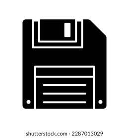 floppy disk icon vector design template in white background