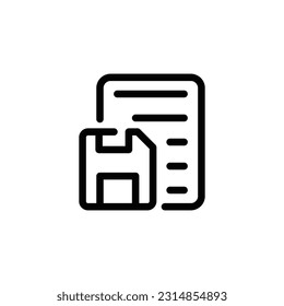 Floppy disk icon vector design trendy