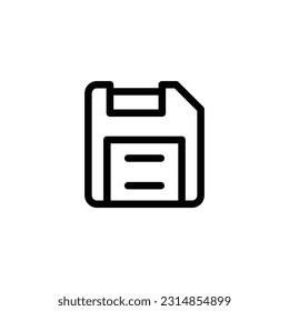 Floppy disk icon vector design trendy