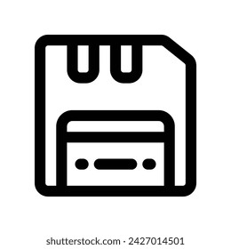 floppy disk icon. vector line icon for your website, mobile, presentation, and logo design.