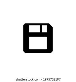 floppy disk icon vector on a white background
