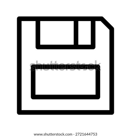 Floppy Disk Icon Vector Symbol Design Illustration