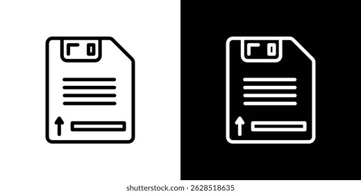 Floppy disk icon vector for web, computer and mobile apps