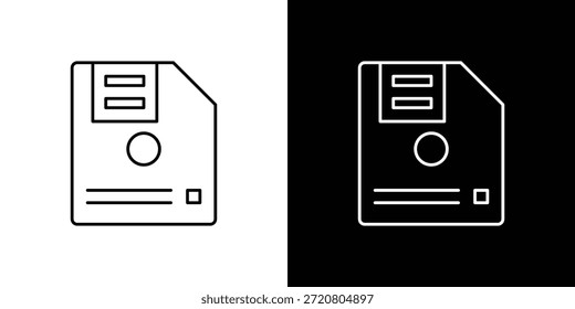 Ícones de disquete símbolos de vetor de design gráfico. ícone Eps10.