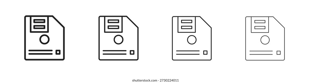 Floppy disk icons Vector Logo Template Illustration Designs. Vector EPS 10.