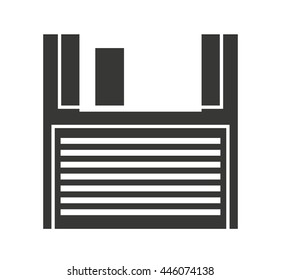 floppy disk isolated icon design, vector illustration  graphic