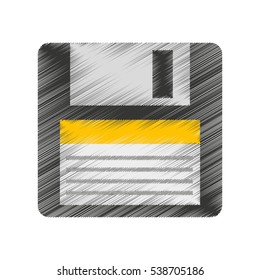 floppy disk isolated icon vector illustration design