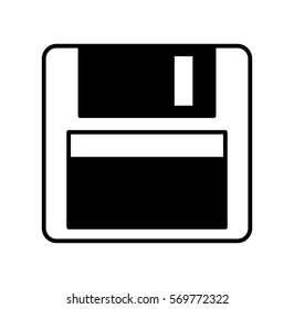 floppy disk isolated icon vector illustration design