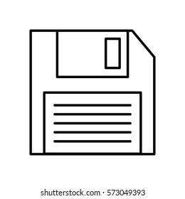 floppy disk isolated icon vector illustration design