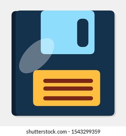 floppy disk isolated symbol vector illustration in flat style