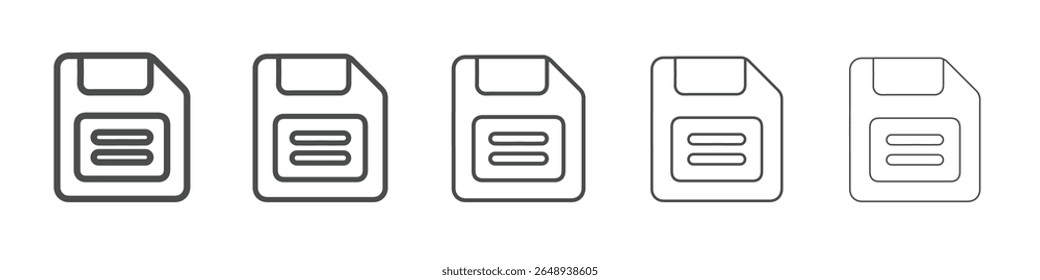 floppy disk ixon simple isolated vector sign