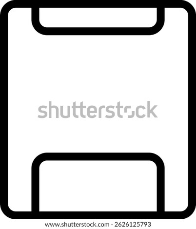 floppy disk line icon illustration vector
