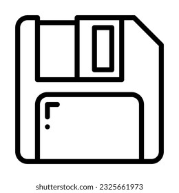 floppy disk line icon. Perfect for Graphic Design, Mobile, UI, and Web Masterpieces