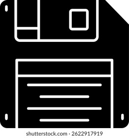 Floppy disk Line vector Icon Design