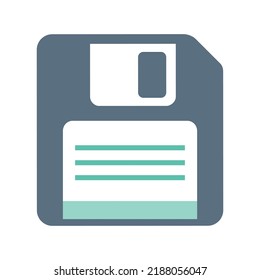 Floppy Disk - Memory Disk Vector Icon