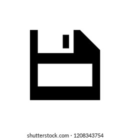 Floppy disk or save flat vector icon for apps and websites.
