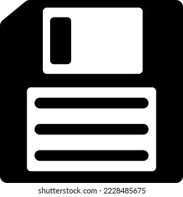 Floppy disk save simple illustration icon