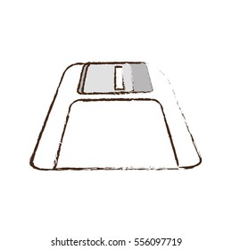 floppy disk storage information office sketch vector illustration eps 10