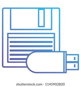 floppy disk with usb memory