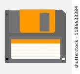 Floppy disk vector