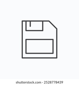 Floppy disk vector flat icon set.eps