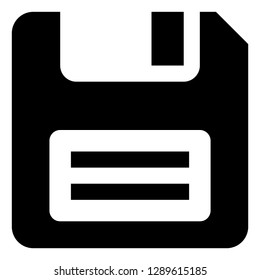 Floppy Disk Vector Icon