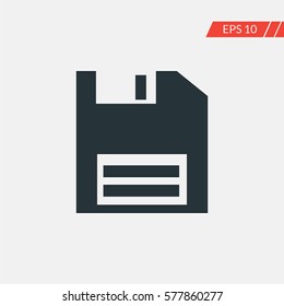 Floppy disk vector icon