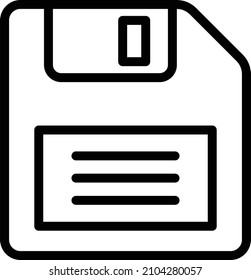Floppy Disk Vector Icon Design Illustration