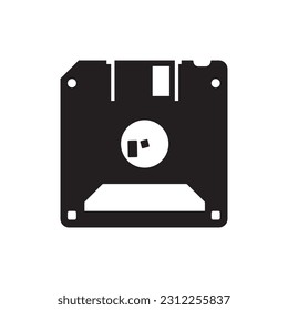 Floppy disk vector icon. Diskette flat  sign design. Save icon. Disk symbol pictogram. UX UI icon