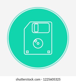 Floppy disk vector icon sign symbol