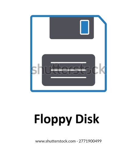 Floppy Disk Vector icon which can easily modify or edit
