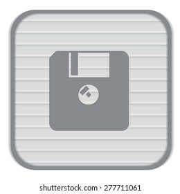 floppy, diskette. symbol store information document. computer floppy disk icon .