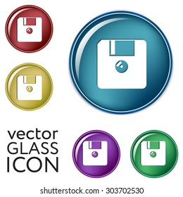 floppy, diskette. symbol store information document. computer floppy disk icon .