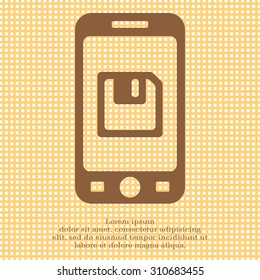 floppy, diskette. symbol store information document. computer floppy disk icon. vector icon
